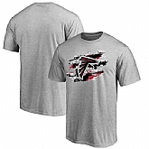 Men's Atlanta Falcons NFL Pro Line True Color T-Shirt Heathered Gray,baseball caps,new era cap wholesale,wholesale hats